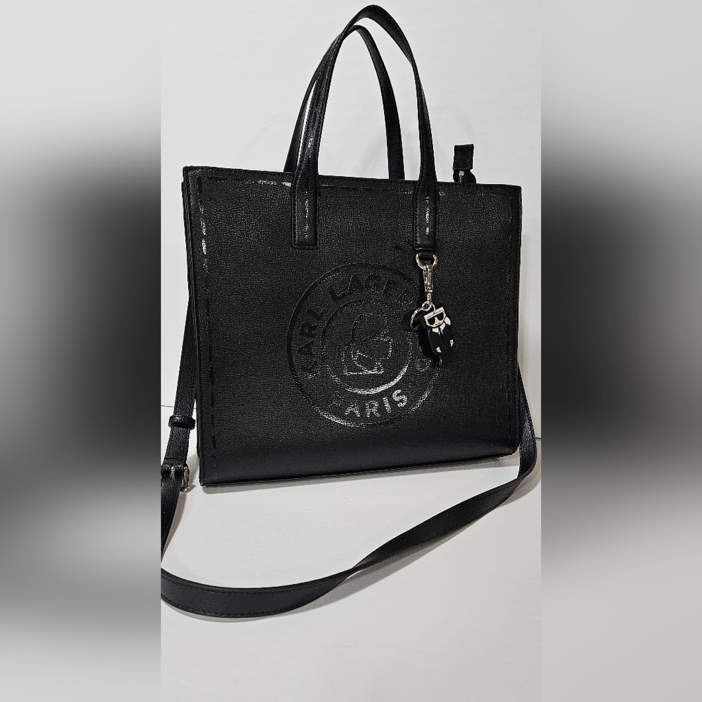 NWT Karl Lagerfeld Paris Nouveau Tote - Picture 3 of 7